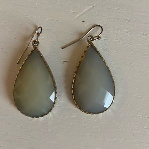 Purple Teardrop Earrings